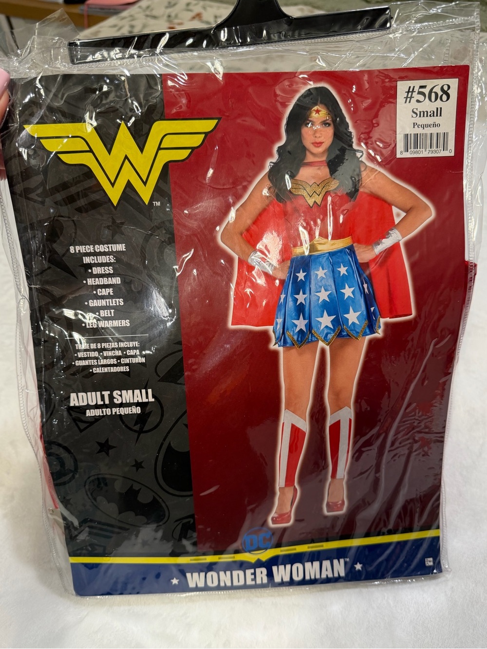 Wonder Woman Costume, Adult Small